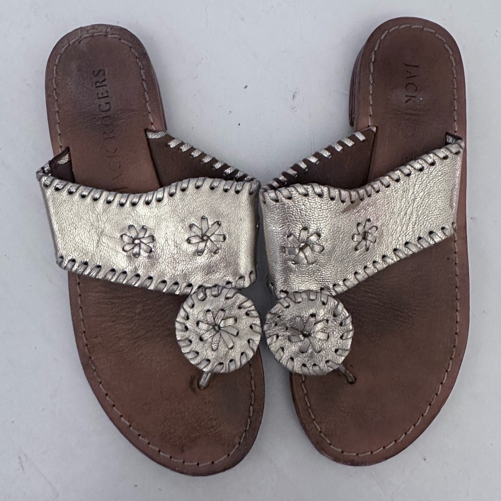 Jack Rogers Childs gold Sandals